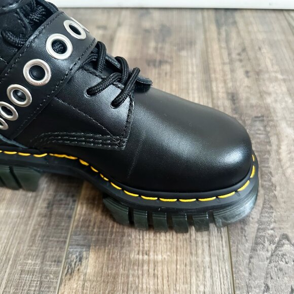 Dr. Martens Quad Neoteric Audrick Hardware Boots Leather Platform Nappa Lux US 5 - Picture 14 of 16